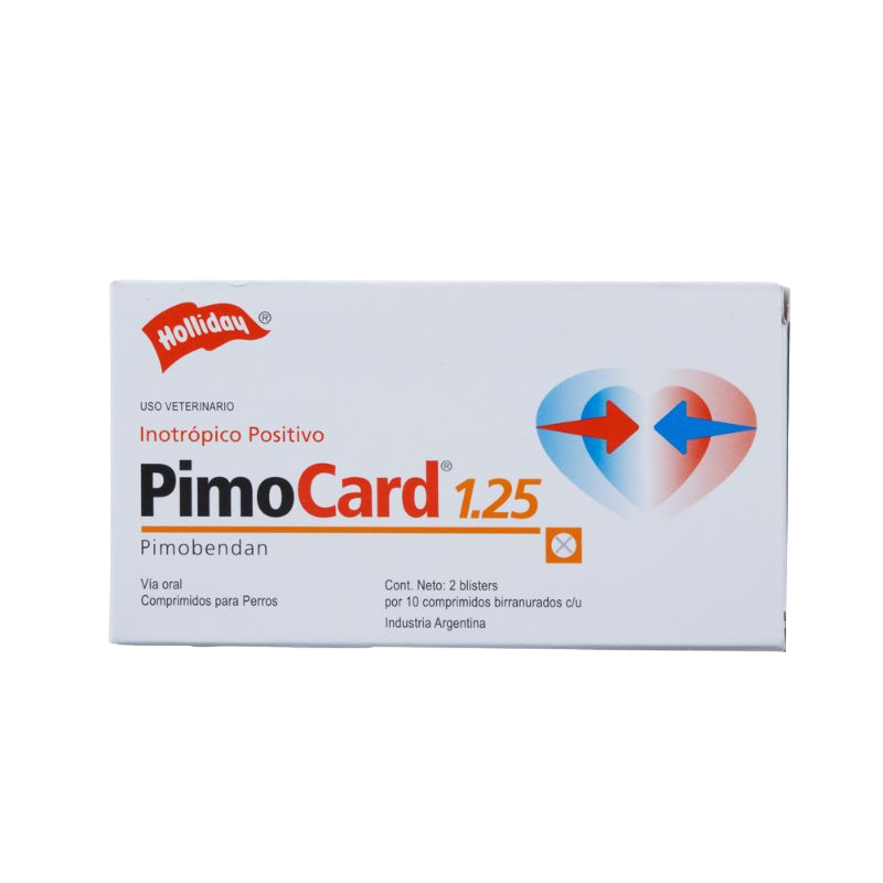 PIMOCARD 1.25 MG X 20 COMPRIMIDOS