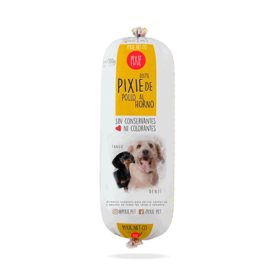 PIXIE PERRO DIETA DE POLLO AL HORNO - 500 GR