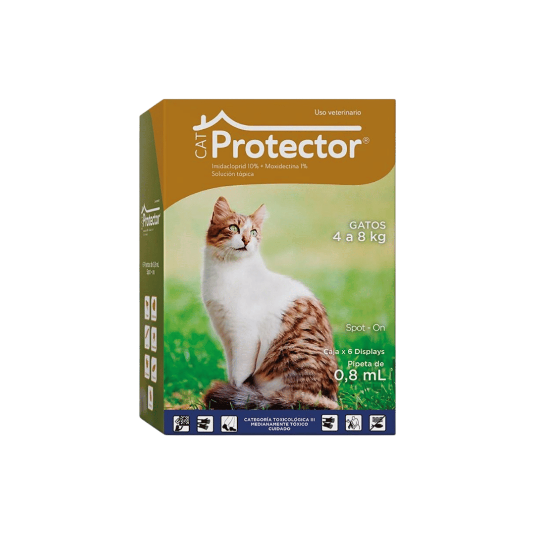 PROTECTOR GATO SOLUCION TOPICA 4KG HASTA 8KG