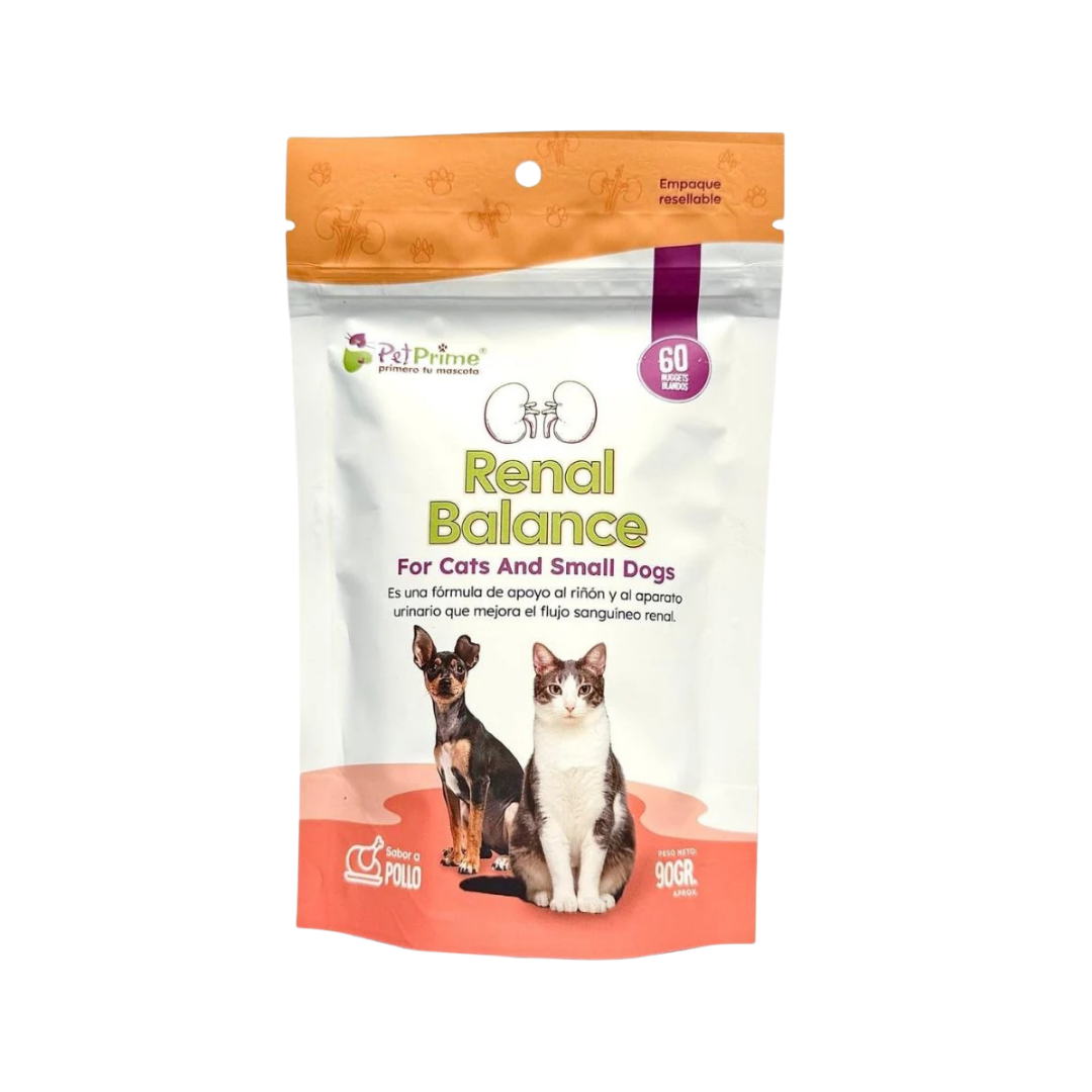 RENAL BALANCE PERROS Y GATOS PEQUEÑO X 60 TABLETAS