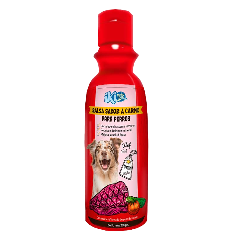 SALSA SABOR CARNE PARA PERROS IKI