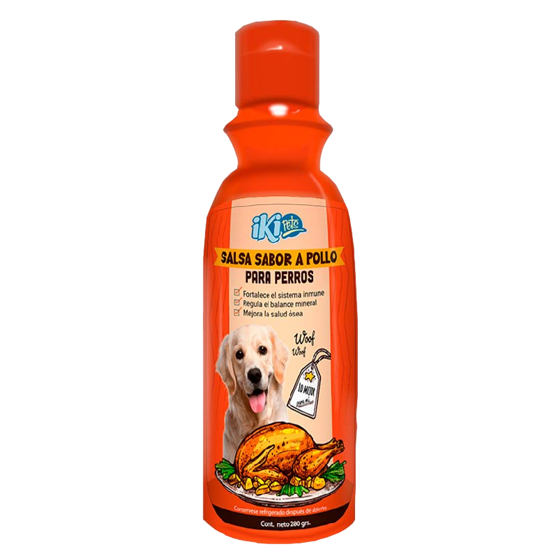 SALSA SABOR POLLO PARA PERROS IKI