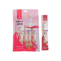 SNACK CREMOSO PARA GATOS SABOR SALMON CALABAZA X 4UND
