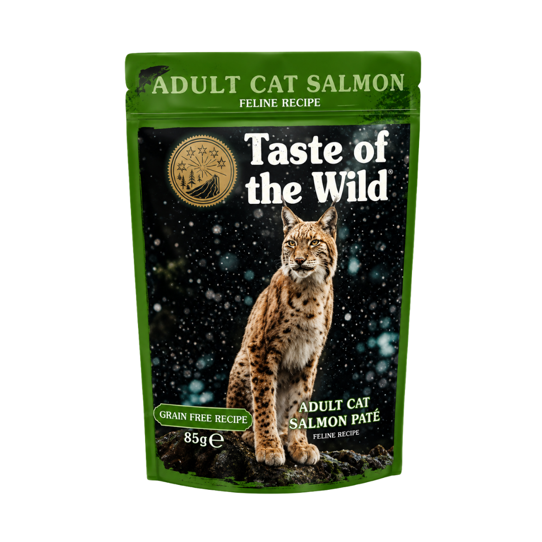 TASTE OF THE WILD SOBRE GATO ADULTO SALMON X 85GR
