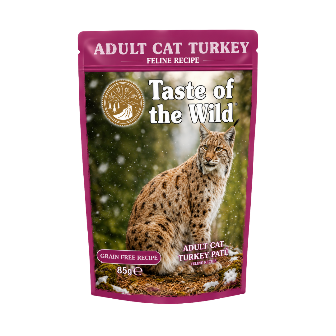 TASTE OF THE WILD SOBRE GATO TURKEY X 85GR