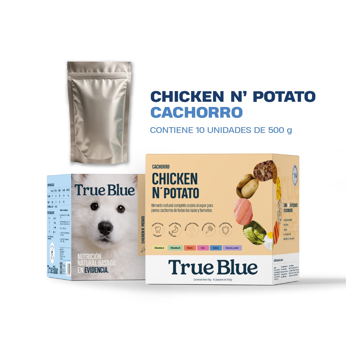 TRUE BLUE CHICKEN AND POTATO(POLLO) CACHORRO X 5KG
