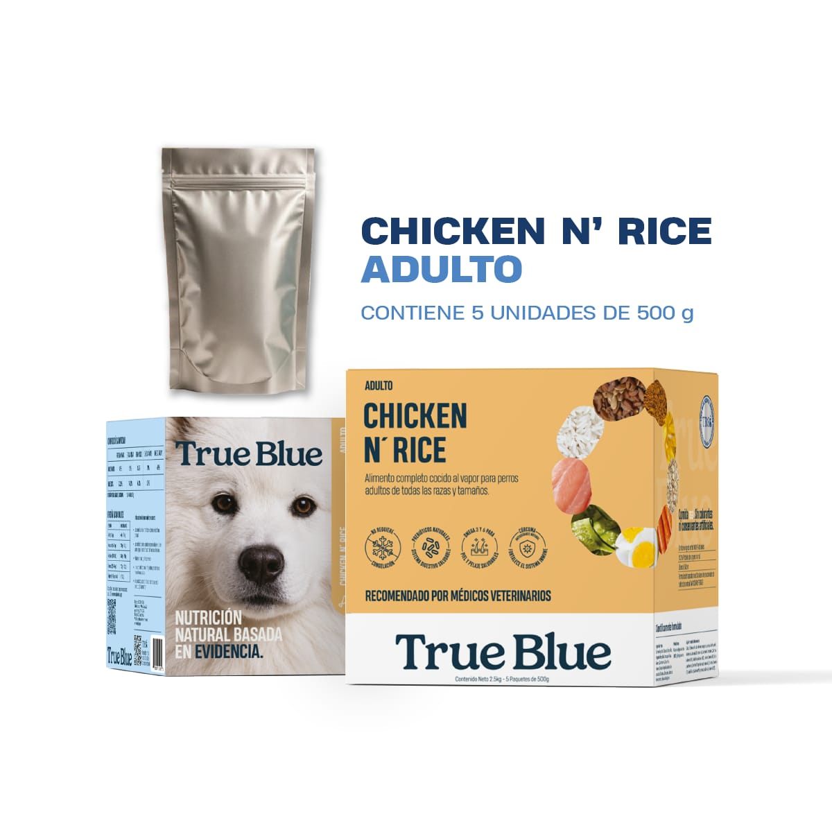 TRUE BLUE CHICKEN AND RICE (POLLO) ADULTO X 2.5KG