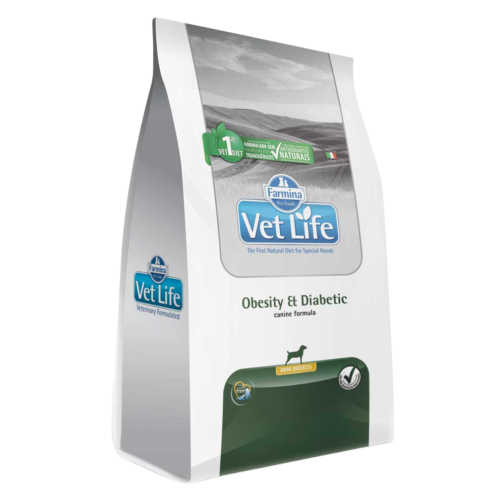 VET LIFE OBESITY AND DIABETIC MINI BREEDS PERRO X 2KG