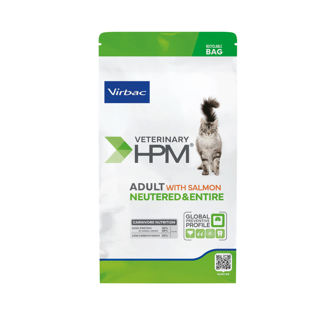 VIRBAC HPM GATO ADULTO SALMON N&E X 1.5KG