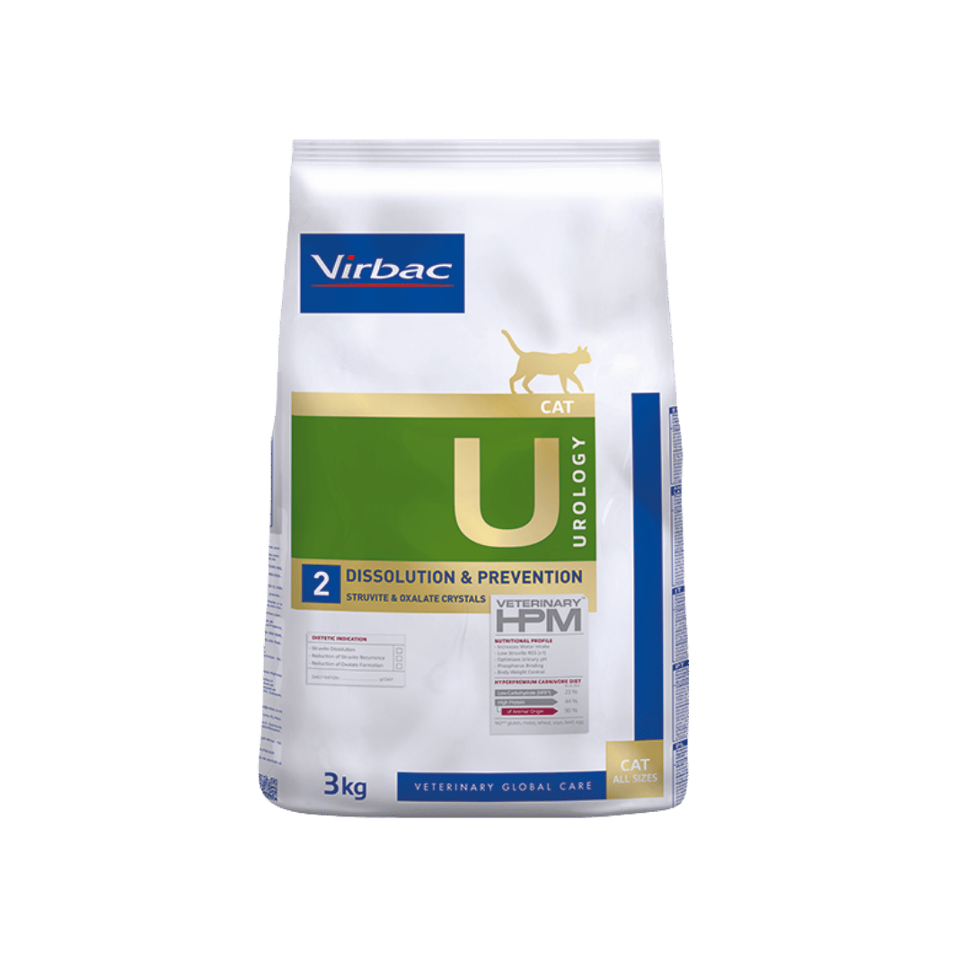 VIRBAC HPM GATO DIET UROLOGY DISSOLUTION Y PREVENCION (2) X 1.5KG