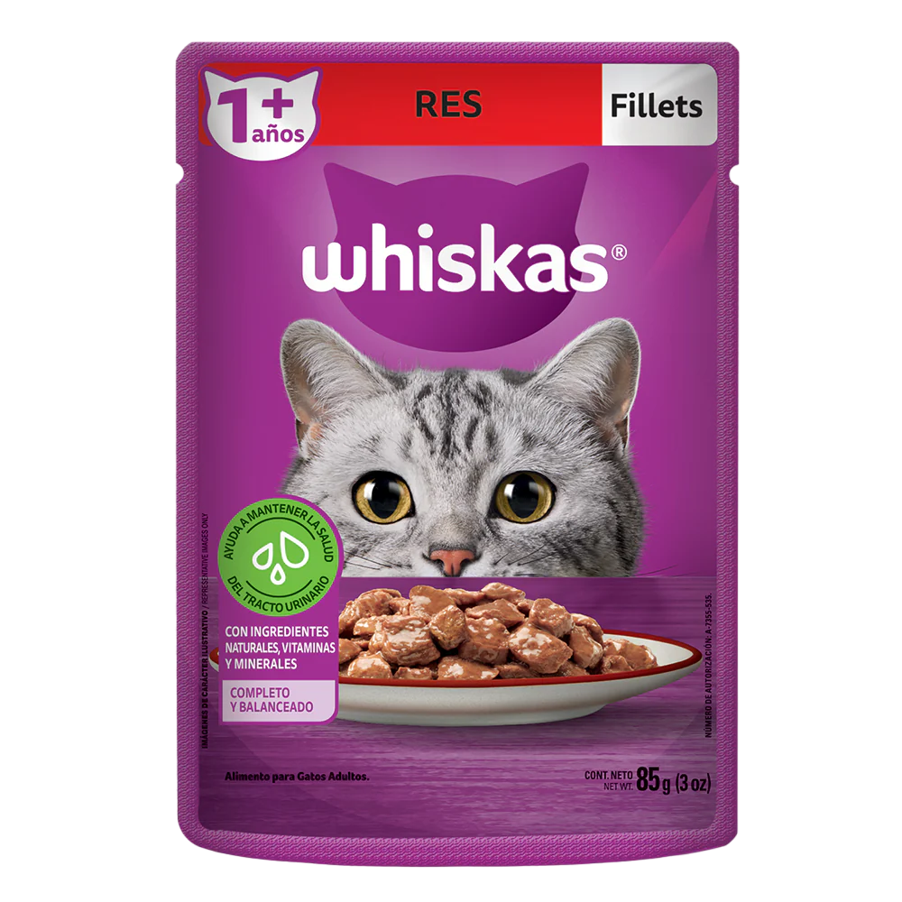 WHISKAS SOBRE CARNE