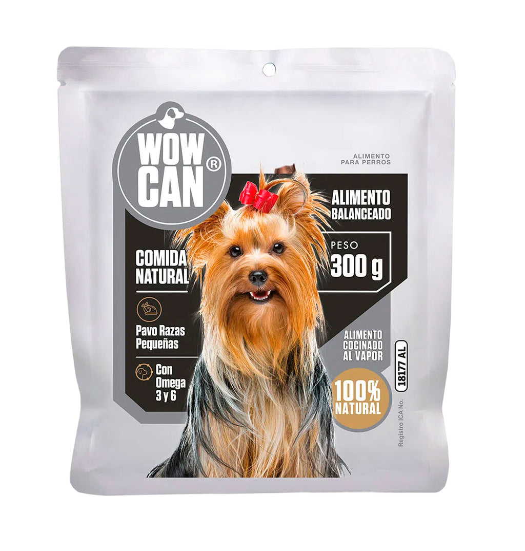 WOW CAN PAVO RAZAS PEQUEÑAS X 300GR